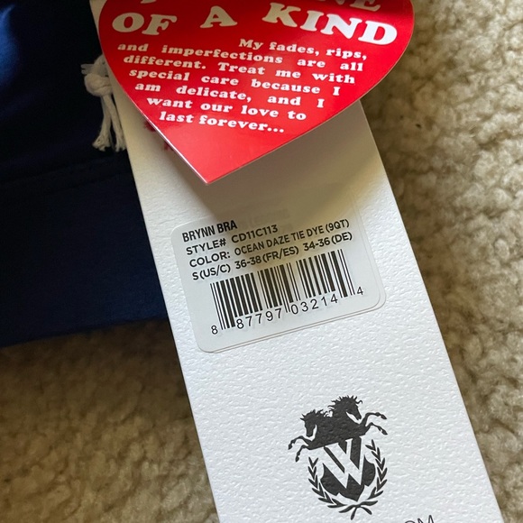 • NEW wildfox soft tie dye brynn bra // blue & pink • - Picture 6 of 7